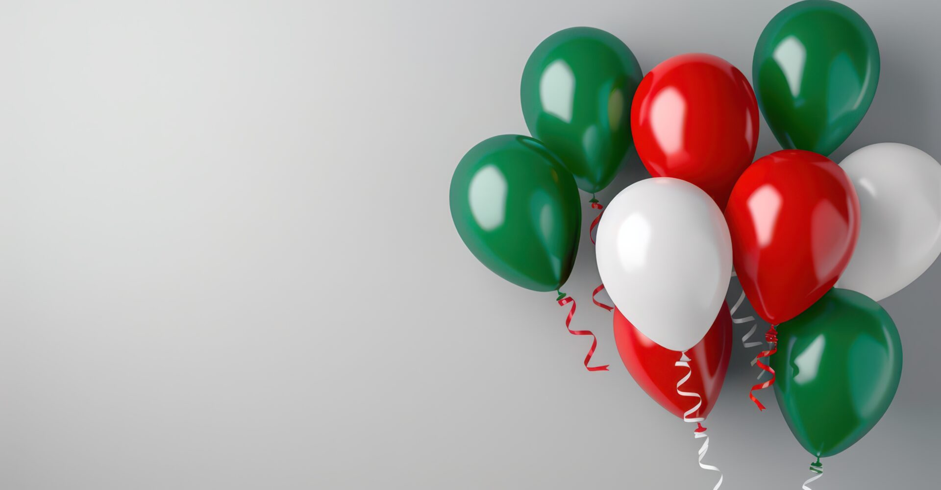 Italienische Farben Luftballons Italian Desk